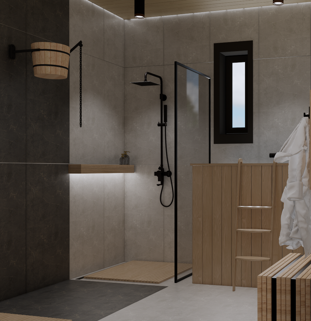 Дом-баня для сдачи в аренду 160 кв. м. Дизайнер интерьеров г. Москва Ольга Богданова