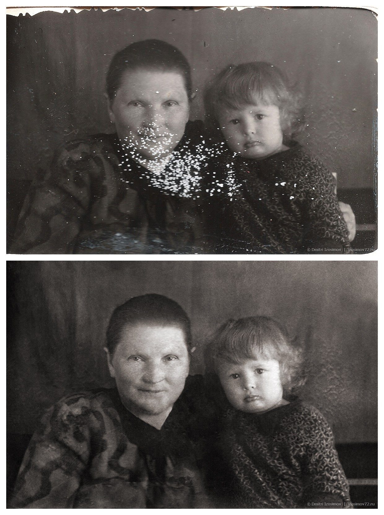 Реставрация архивных фотографий