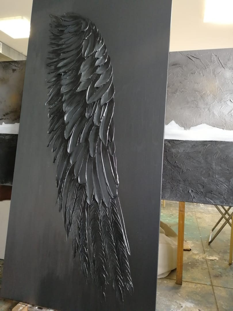 Сон Архангела. Художник интерьерных картин на заказ в Москве Nadi_Korchagina