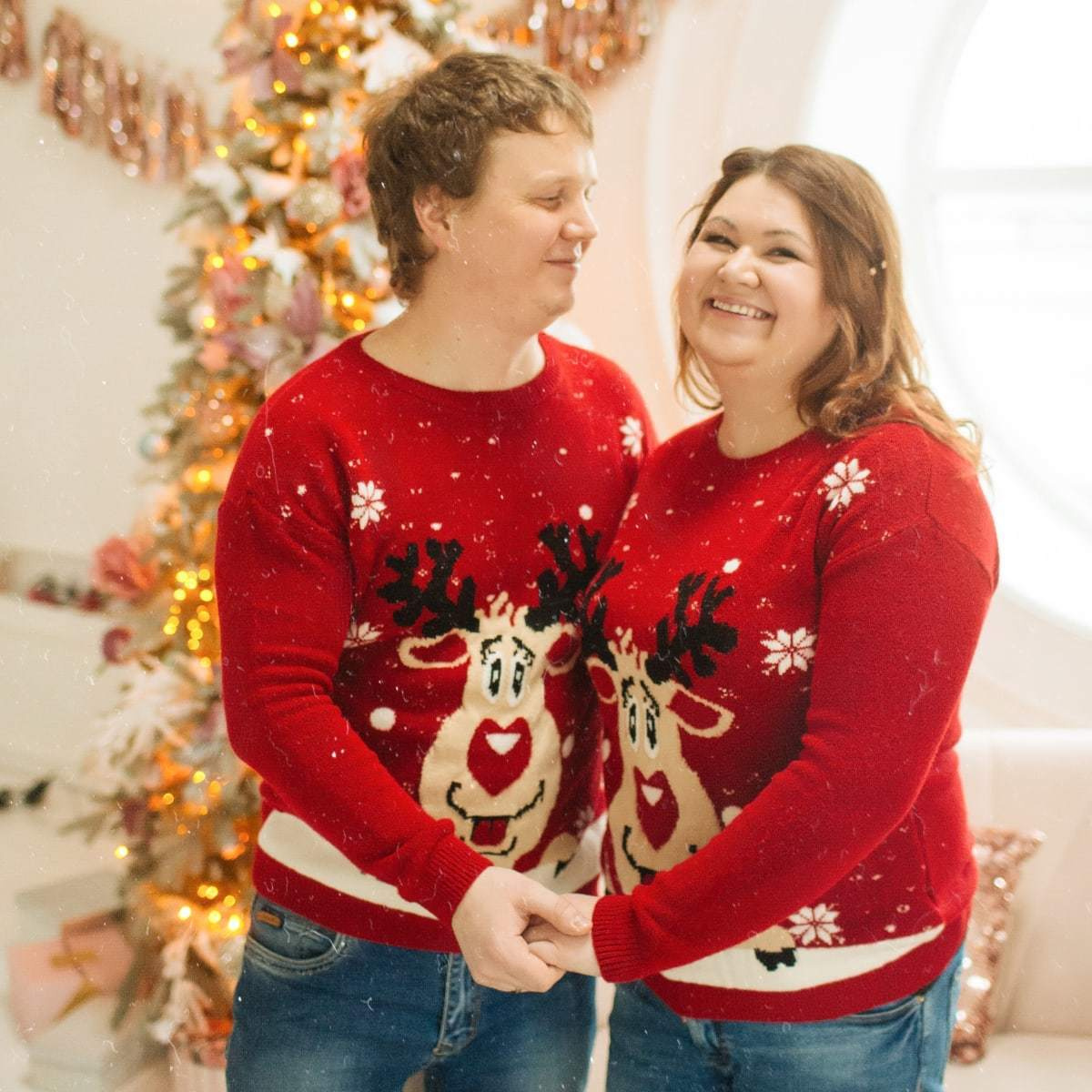 Красные свитера и теплый кофе. Портфолио свадебного фотографа. Роман Каргаполов