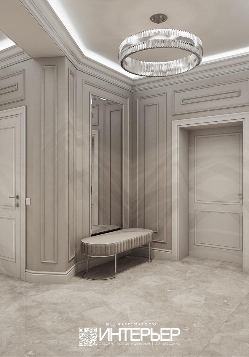 Дизайн-проект квартиры в ЖК на ул. Дзержинского г. Кисловодск. Дизайн интерьера, 3D визуализация и 3D моделирование. Создание проектов и чертежей. КМВ: Кисловодск, Пятигорск, Ессентуки и удаленно