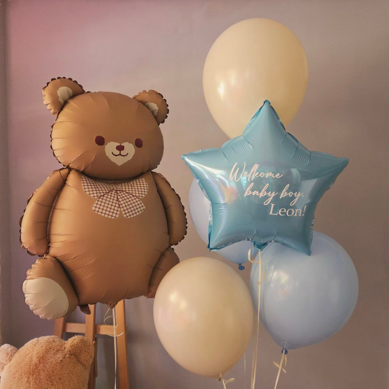 Gender balloons. Balloons and decorations in Serbia. Delivery 24/7