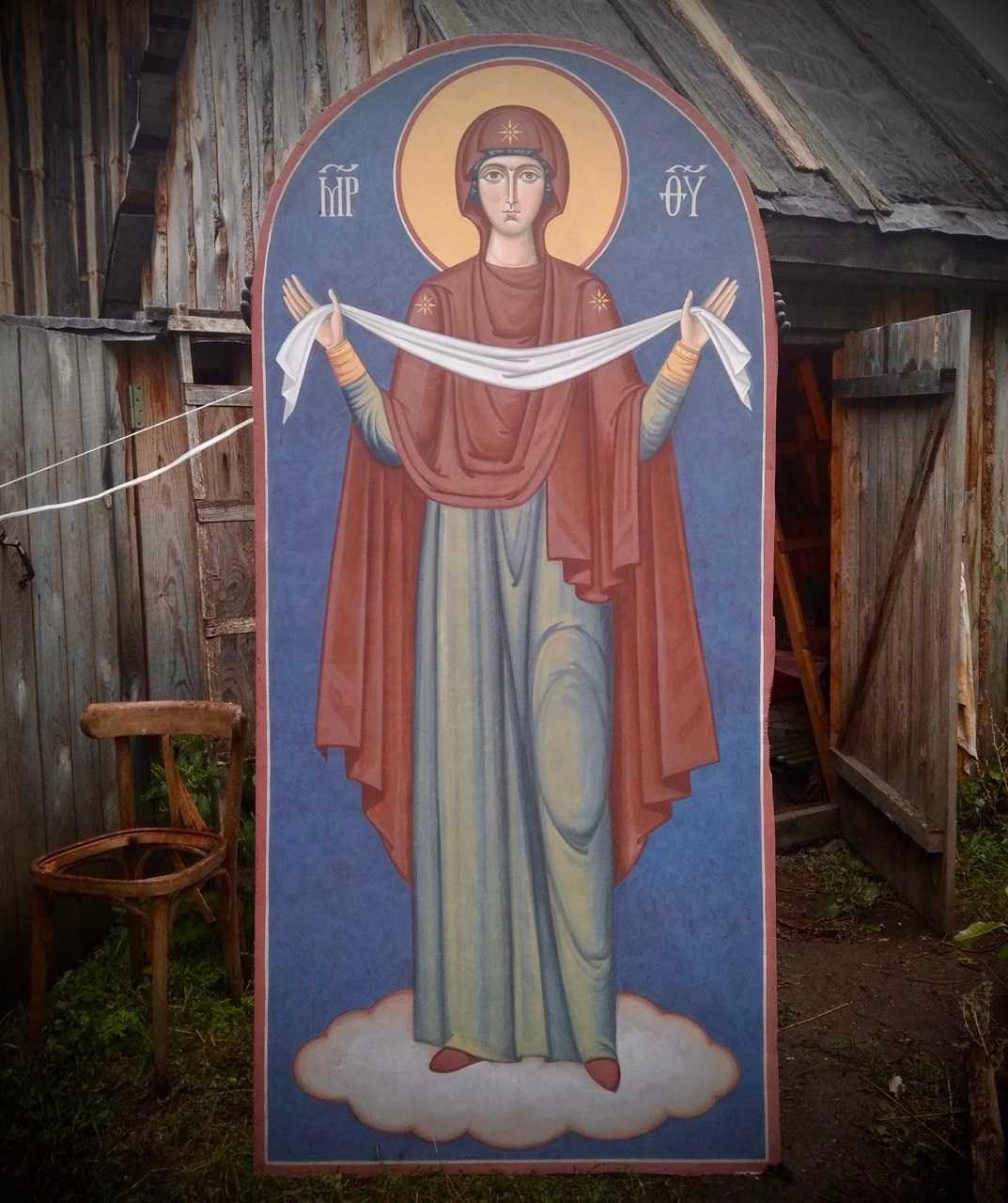 Храм Покров Пресвятой Богородицы. г. Сенгилей, Ульяновской обл. 2021 г. Авт. С. Акотчик. МАГДАЛИНА — мастерская церковного искусства