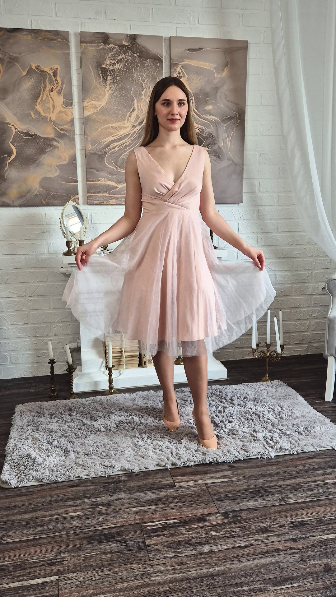 Миди платья. Интерьерная фотостудия Background в Омске