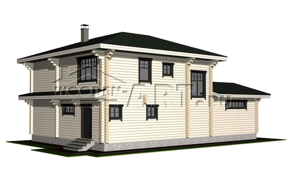 «Вязьма» 236 кв. м. Проекты деревянных домов