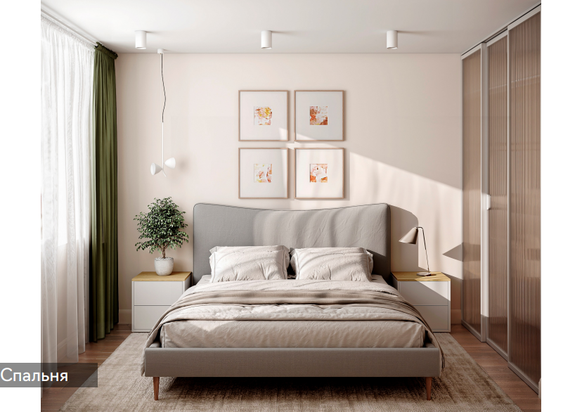 Двухкомнатная квартира в минимализме. Дизайнер интерьера Юлия Лебедева. Москва