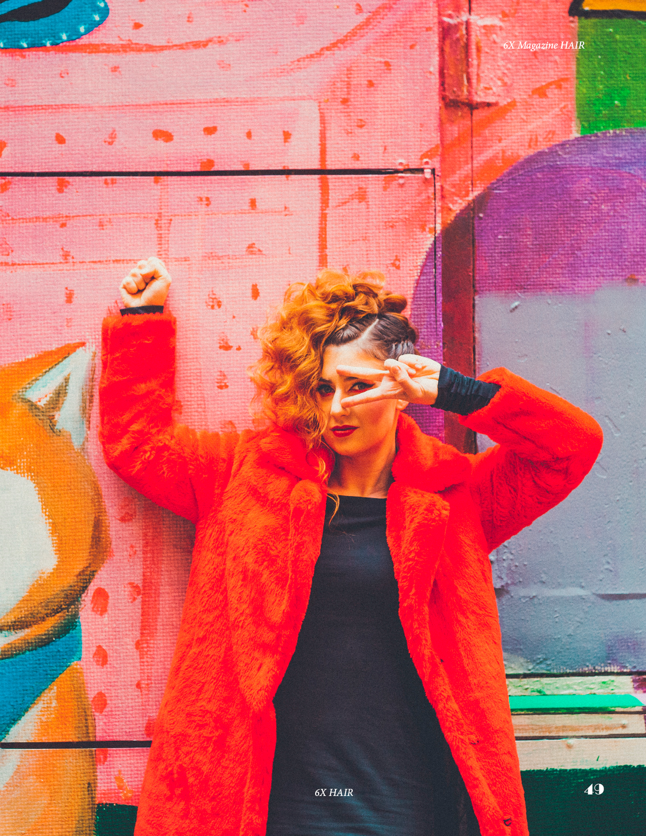 6X Hair Magazine. Фотограф Александра Степанова