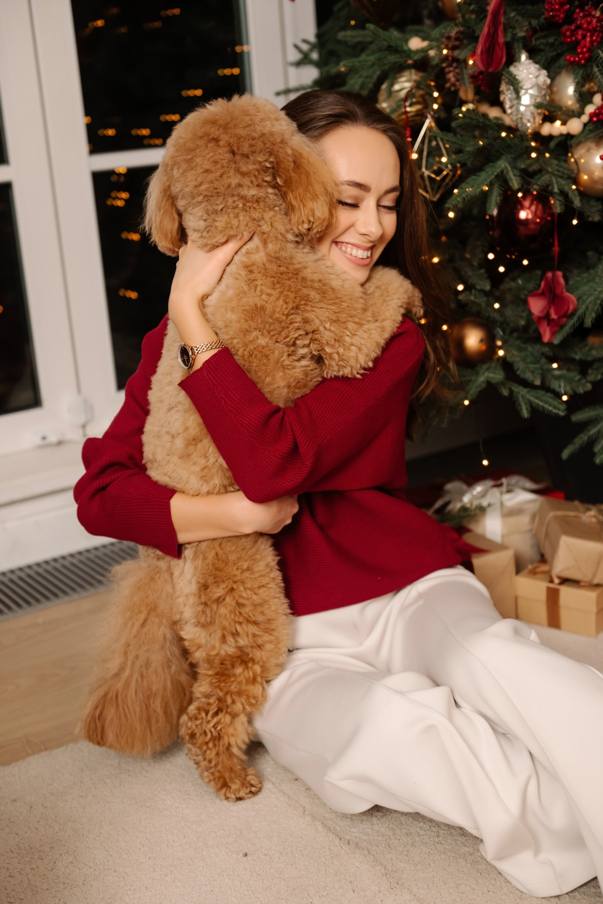 Индивидуальная. Анастасия с собачкой. Свадебный и сеейный фотограф в Санкт-Петербурге Елена Худякова