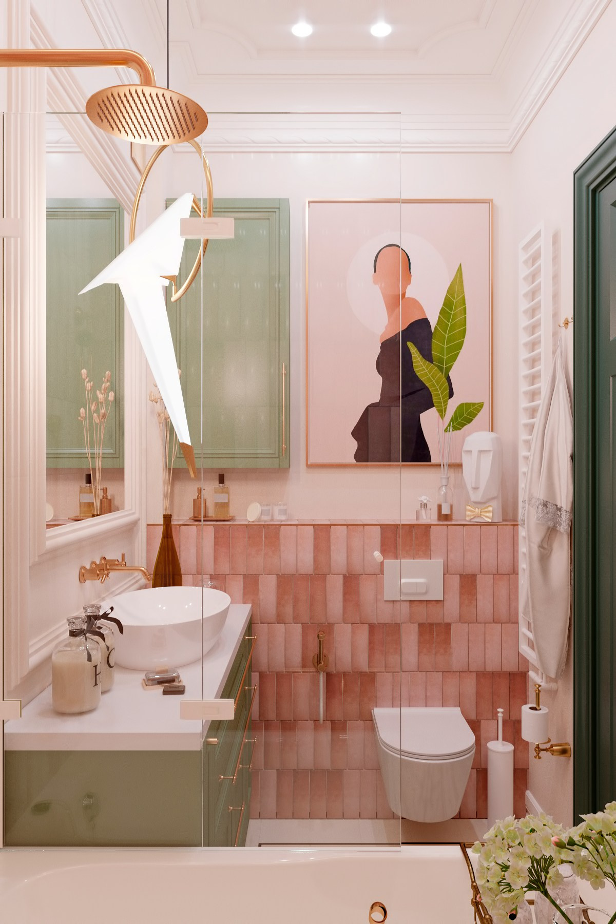 Сталинка для девушки в Санкт-Петербурге. Дизайнер интерьера Троилова Арина