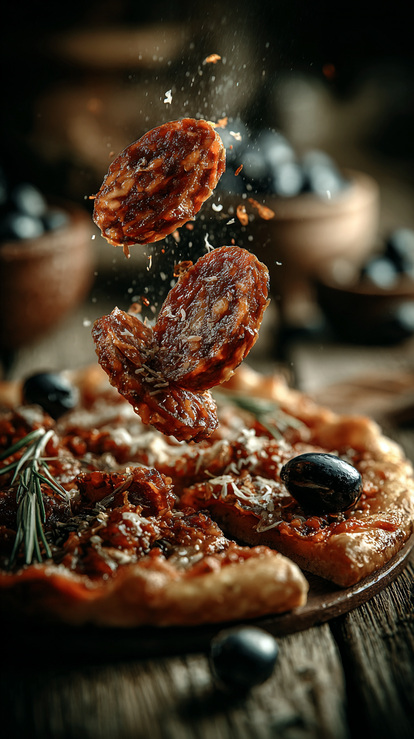 Визуальная концепция для пиццерии. Ekaterina Kiral — Visual Branding & AI Creation