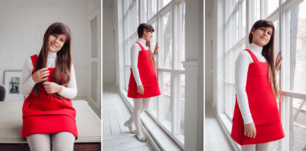 Семейная студийная фотосессия мамы и дочери. Фотограф в Москве Татьяна Байкова