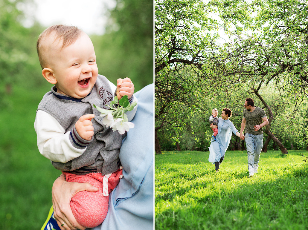 Весенняя фотосессия в яблоневом саду. Фотограф в Москве Татьяна Байкова