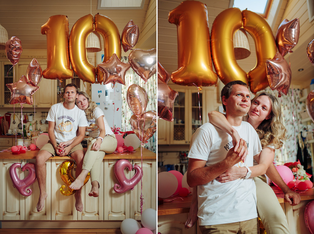 Семейная фотосессия на годовщину свадьбы. Фотограф в Москве Татьяна Байкова