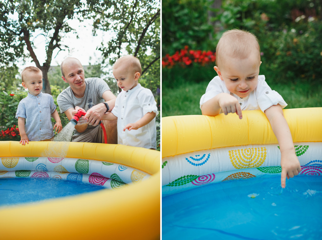 Семейная фотосессия двух братьев на даче. Фотограф в Москве Татьяна Байкова