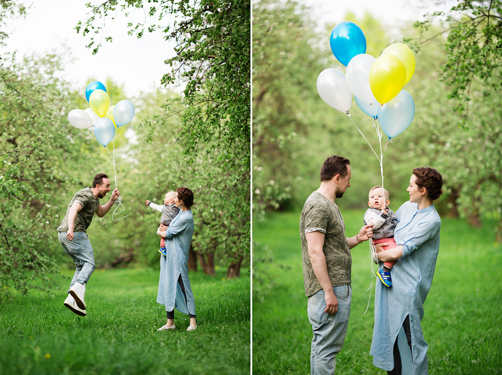 Весенняя фотосессия в яблоневом саду. Фотограф в Москве Татьяна Байкова