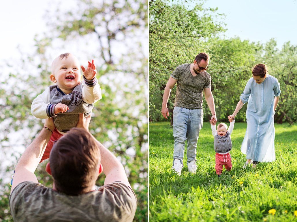 Весенняя фотосессия в яблоневом саду. Фотограф в Москве Татьяна Байкова