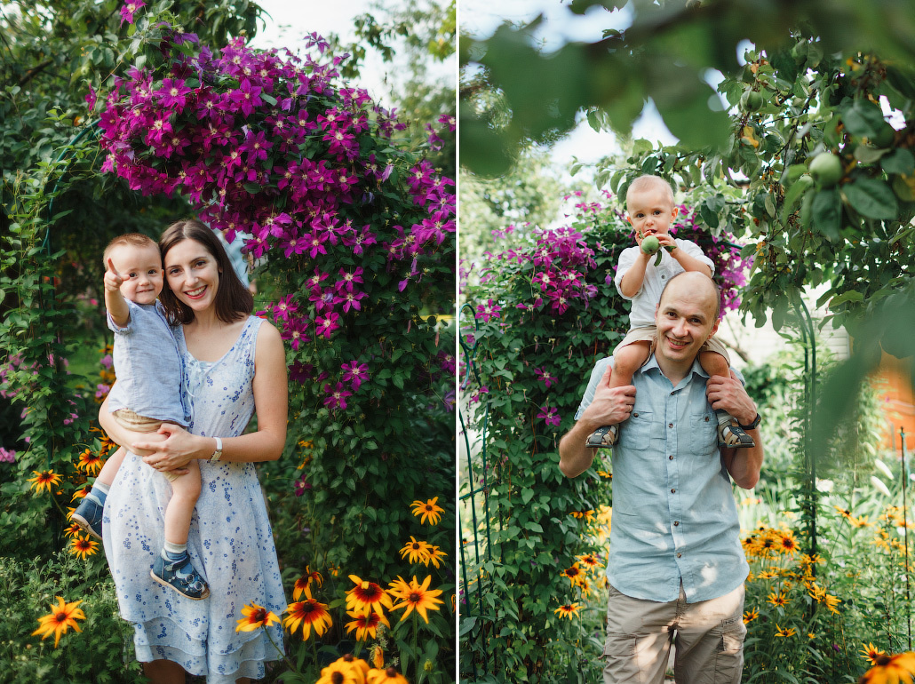 Семейная фотосессия двух братьев на даче. Фотограф в Москве Татьяна Байкова