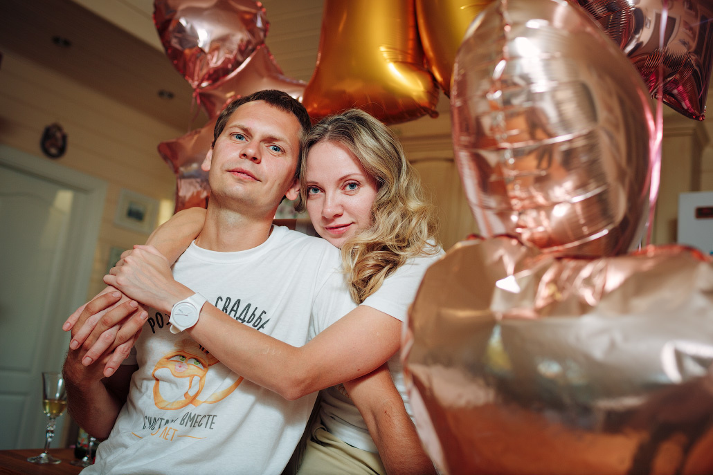 Семейная фотосессия на годовщину свадьбы. Фотограф в Москве Татьяна Байкова