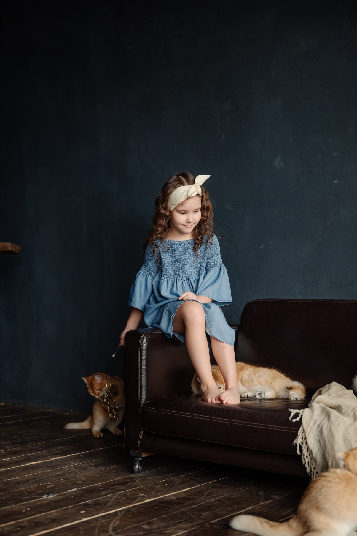 Детская с котятами. Свадебный и сеейный фотограф в Санкт-Петербурге Елена Худякова