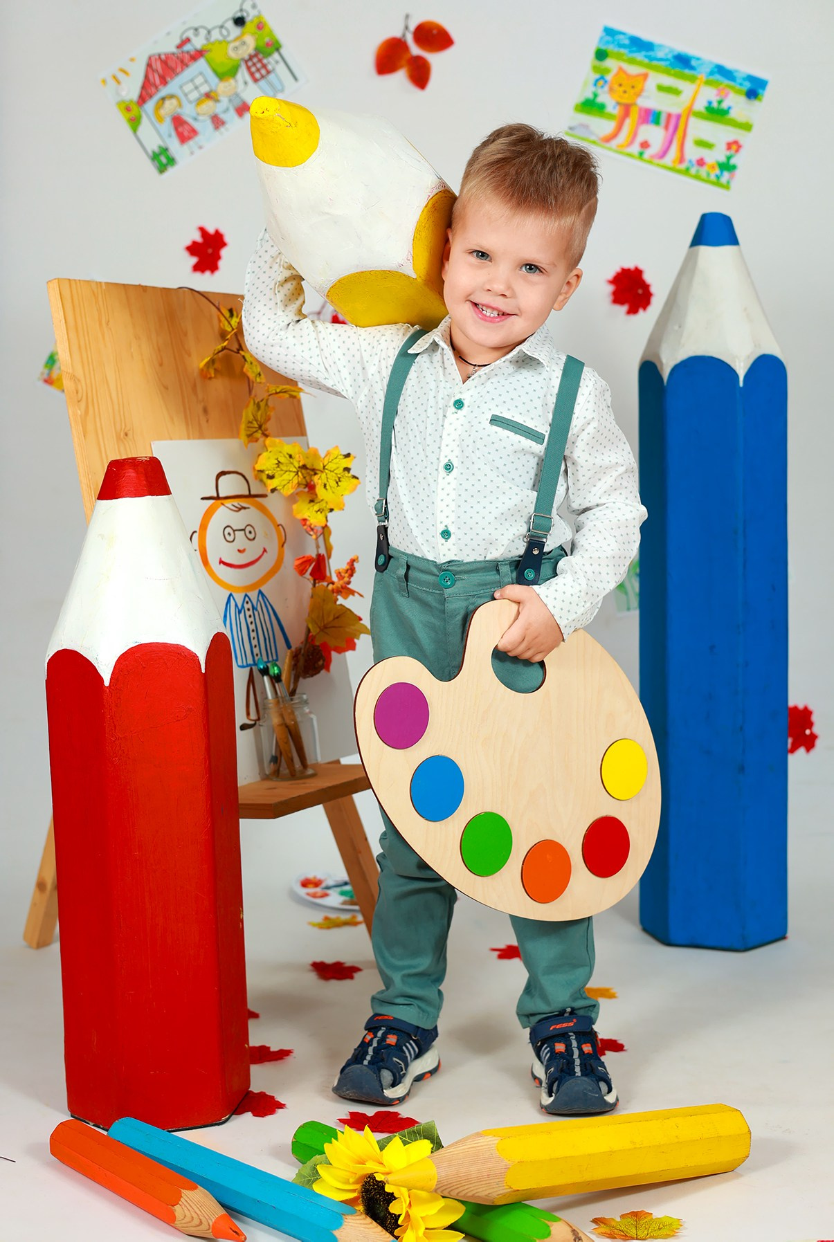 Краски осени. Выпускные альбомы в Иваново в детский сад и школу. Александр и Светлана Янкины