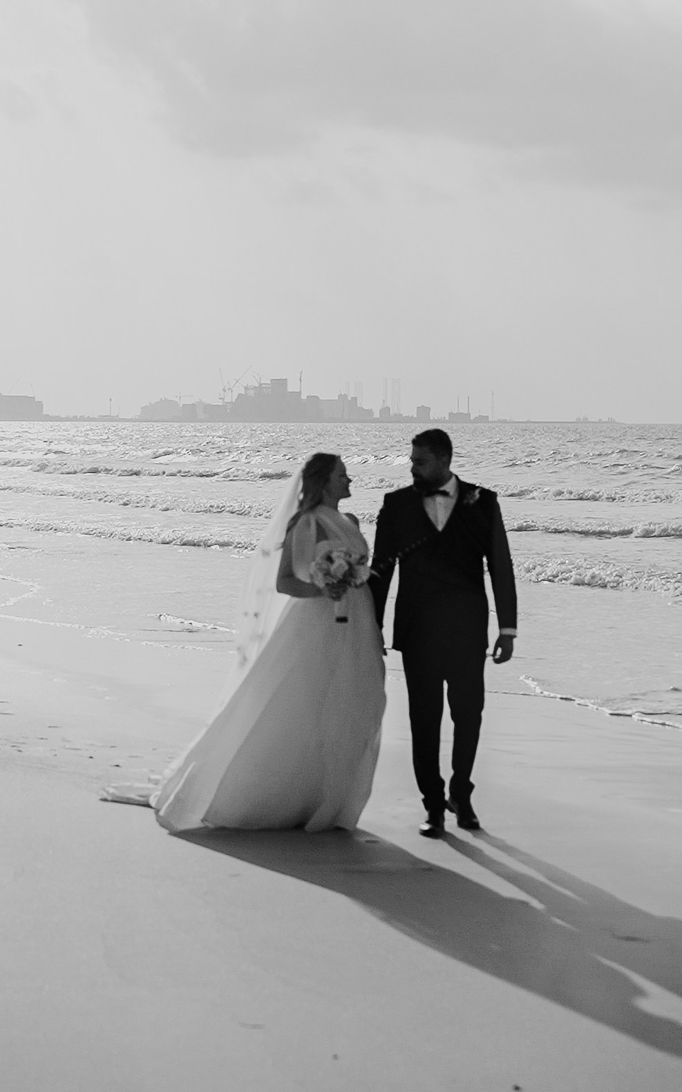 Пляжная свадьба цвета тиффани. Фотограф и видеограф в Москве и Абу Даби Мария Кулагина