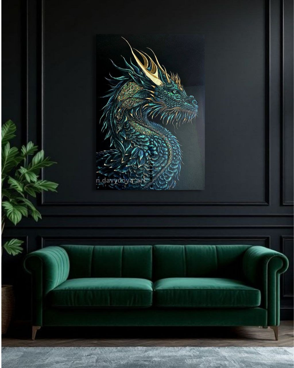 Черный дракон. Художник