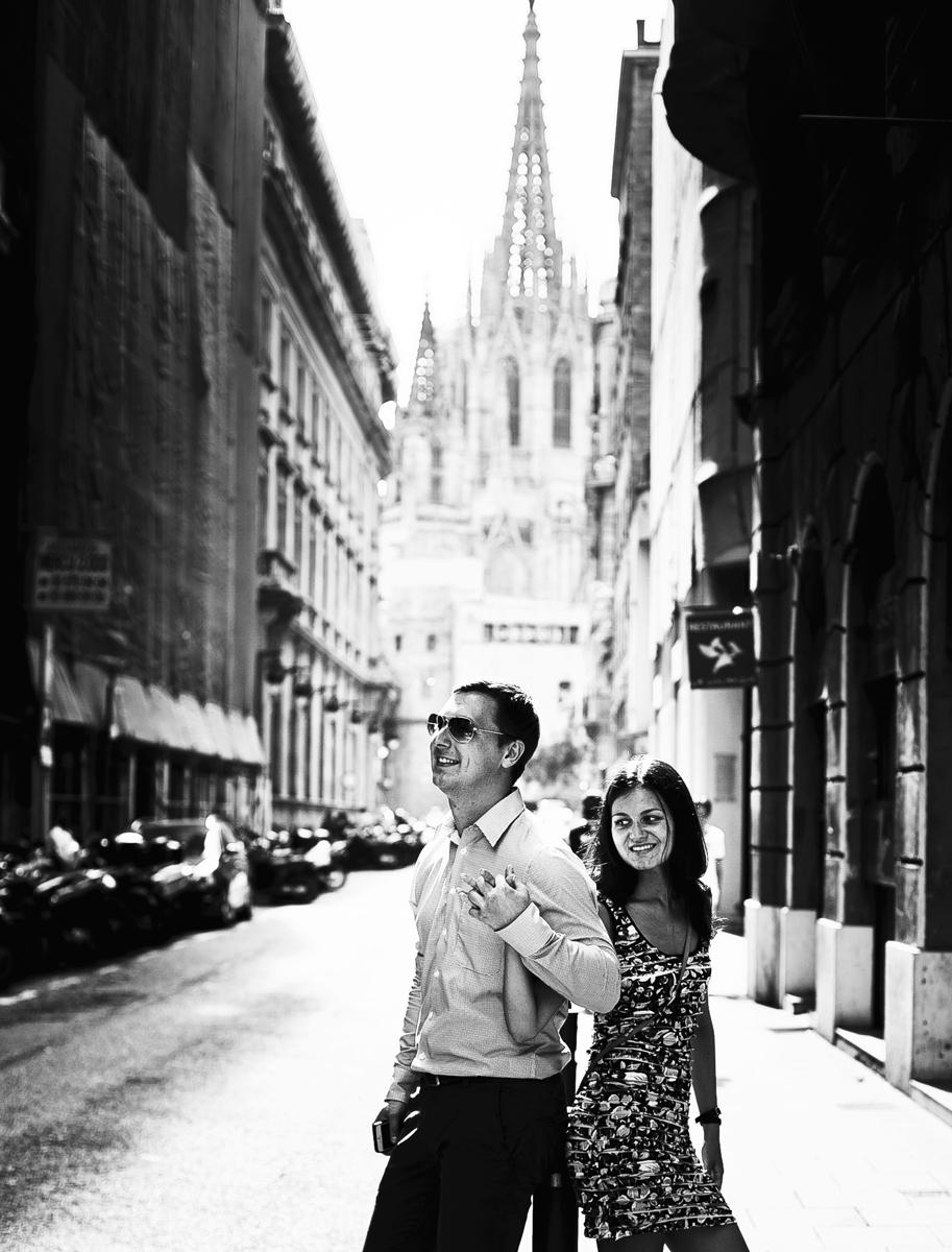 Данил и Даша. В Барселоне. Фотограф Полина Егорова город Тюмень