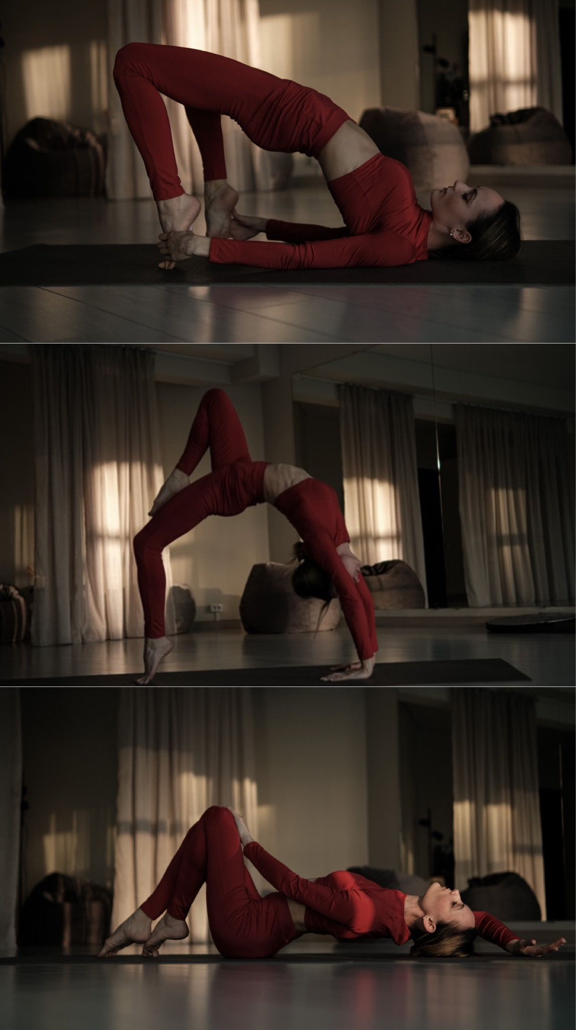 Съемка для тренера по растяжке. Главная