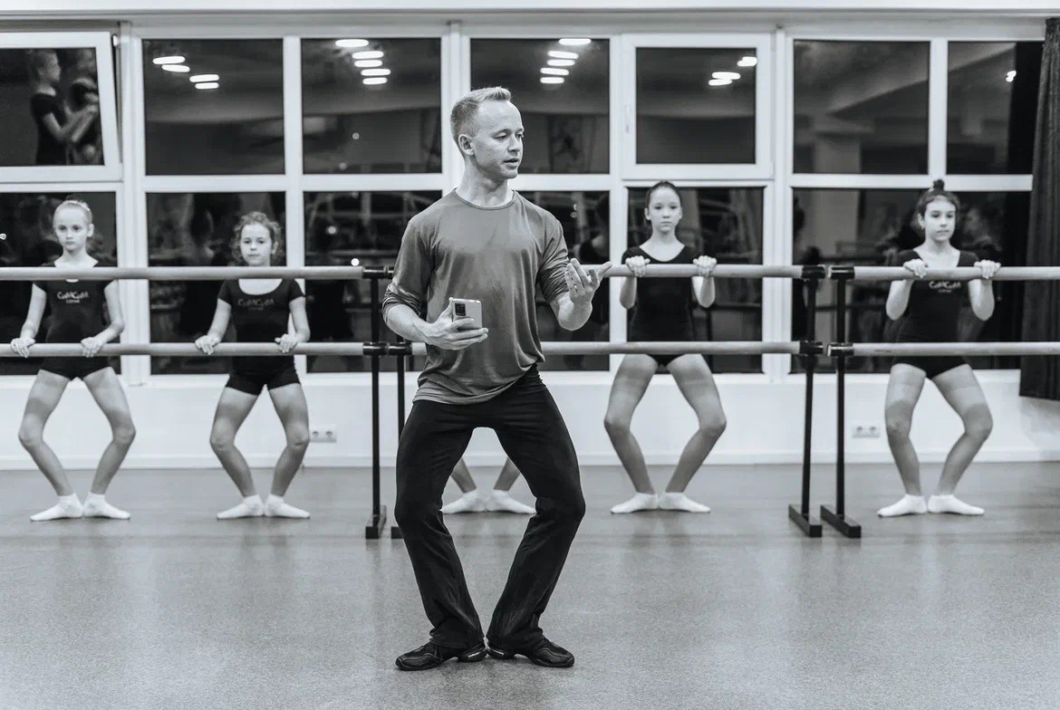 Балетная тренировка. Семейный фотограф и видеограф Николай Ставский