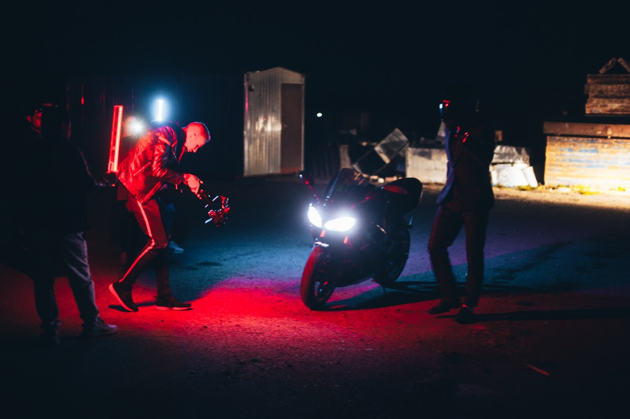 Бэкстейдж съемка рекламы. Фотограф Денис Денисов