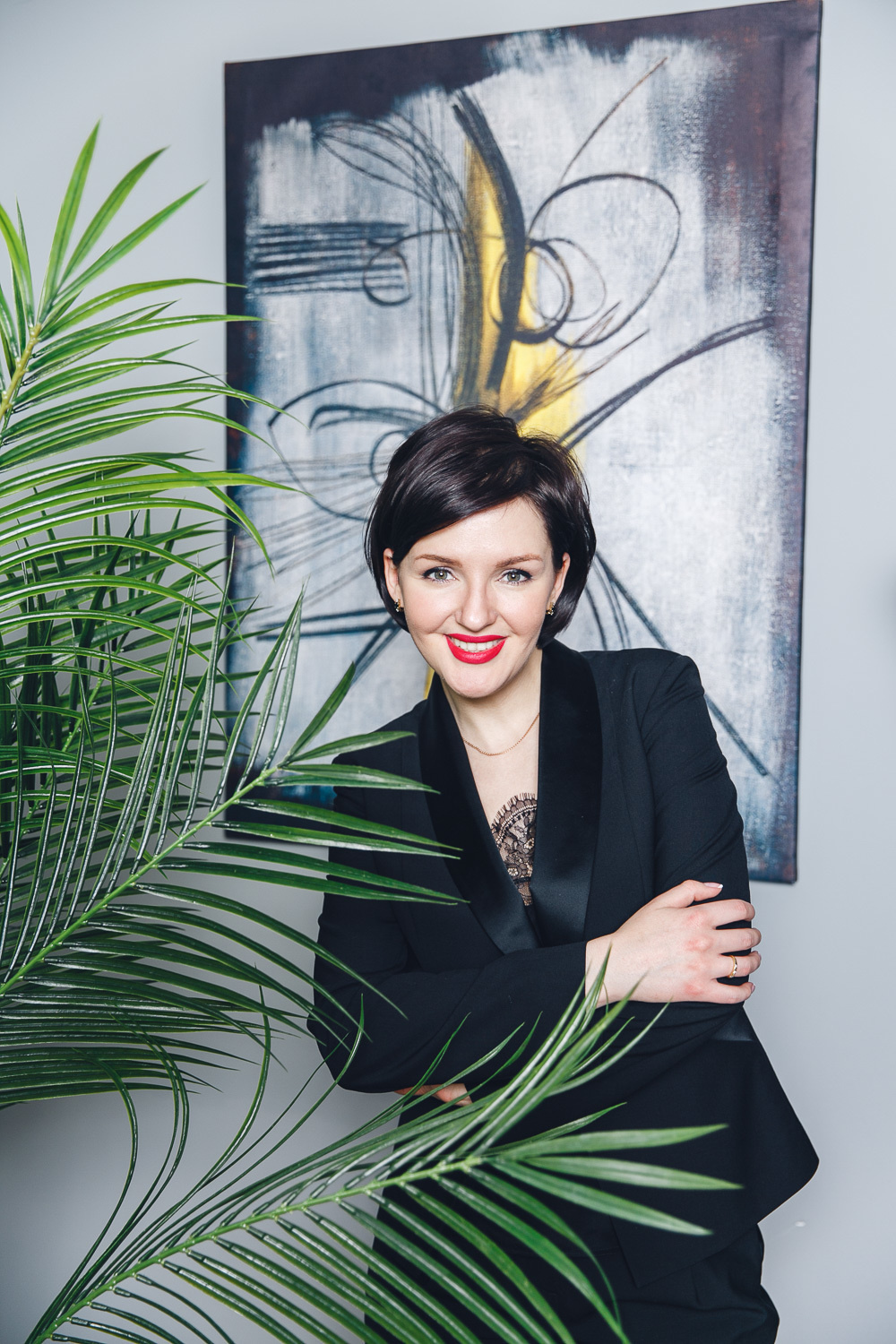 Фотосъемка для бизнес - леди в интерьерной студии, Москва