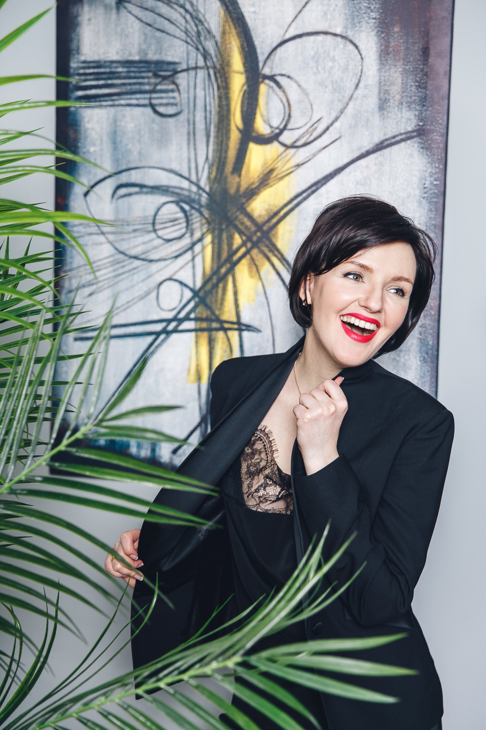 Фотосъемка для бизнес - леди в интерьерной студии, Москва