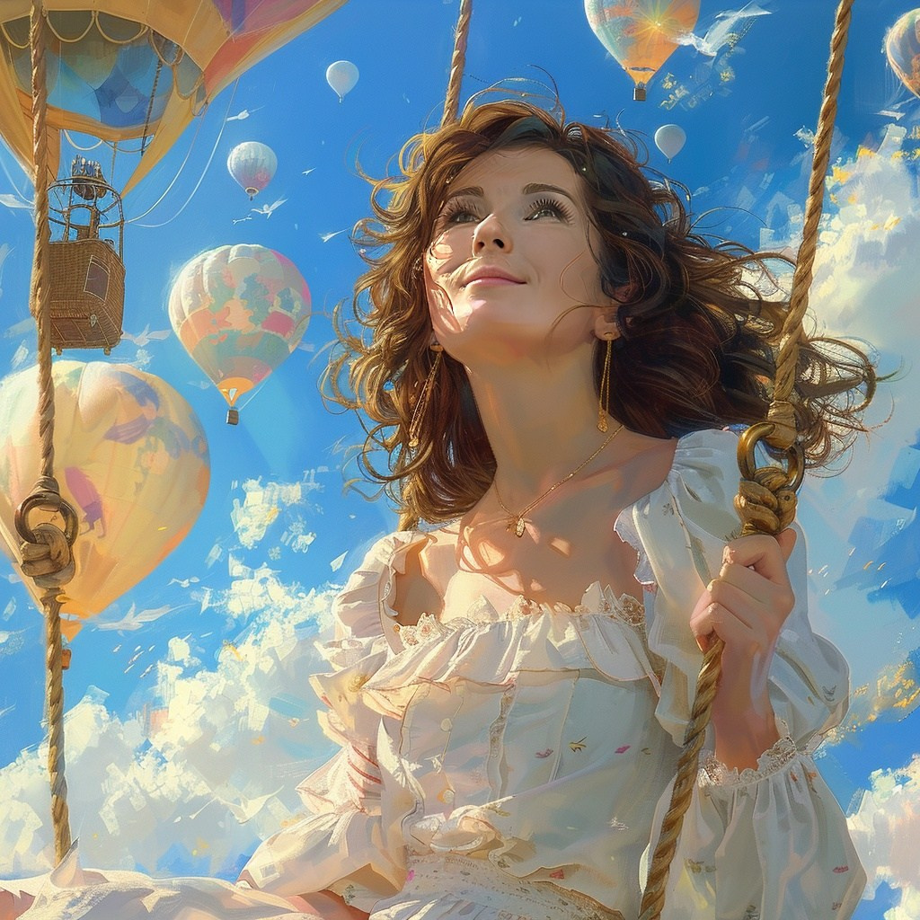 Нейрофотосессия для Марины. Сказочный образ девушки на шаре. ФотоХудожник Харитонова Ирина г. Санкт-Петербург