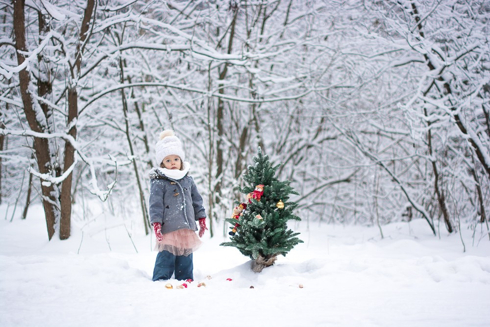 Зима в лесу. Фотосессия беременности — Крылова Натали — Москва