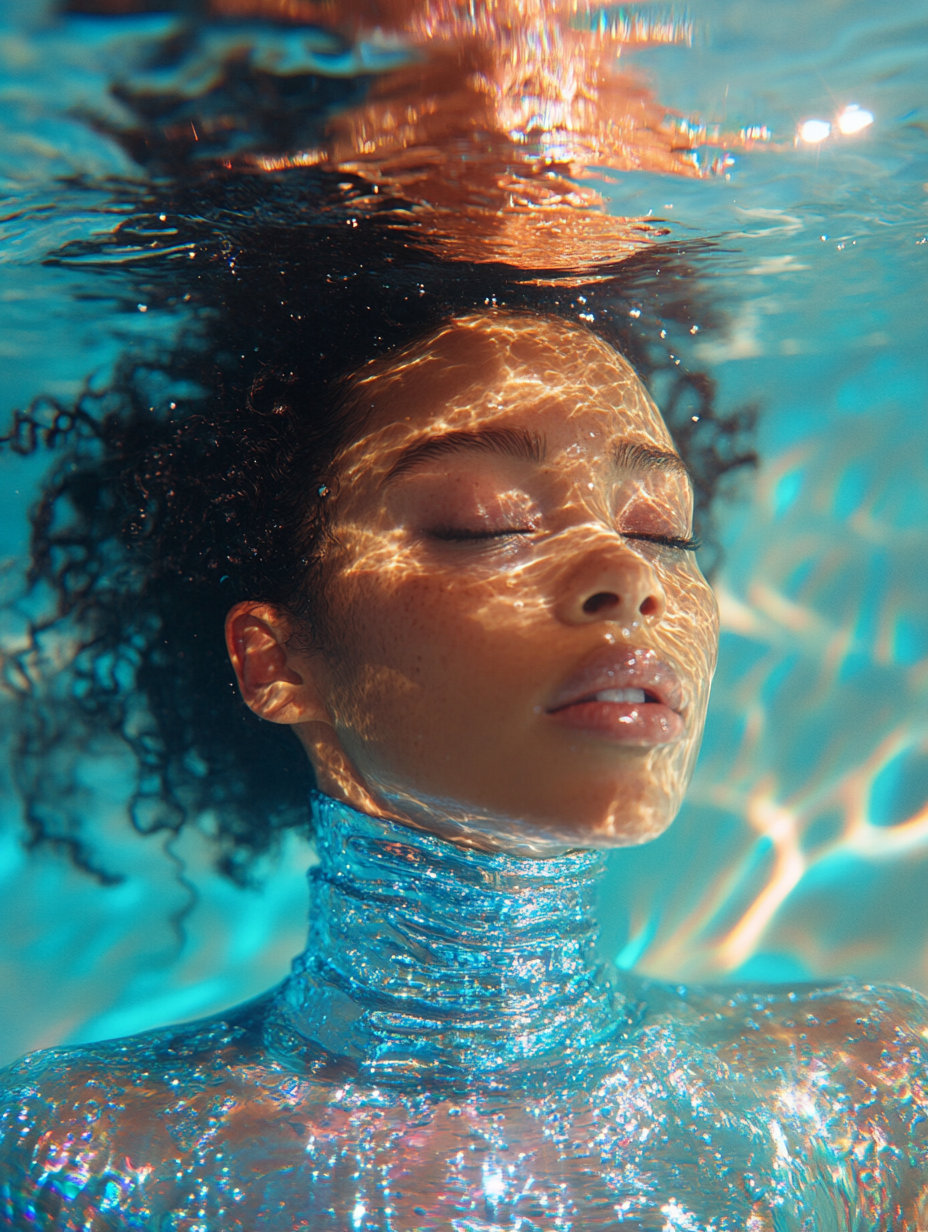 Holographic Drift: A Liquid Elegance. TENZO | Creative Producer / Art Director