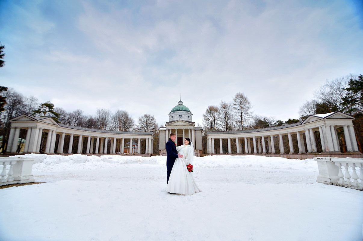 зимняя фотосессия усадьба архангельское