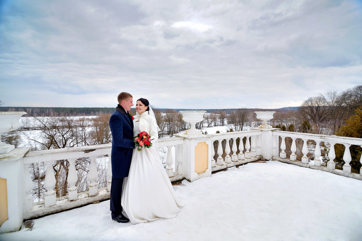 зимняя фотосессия усадьба архангельское