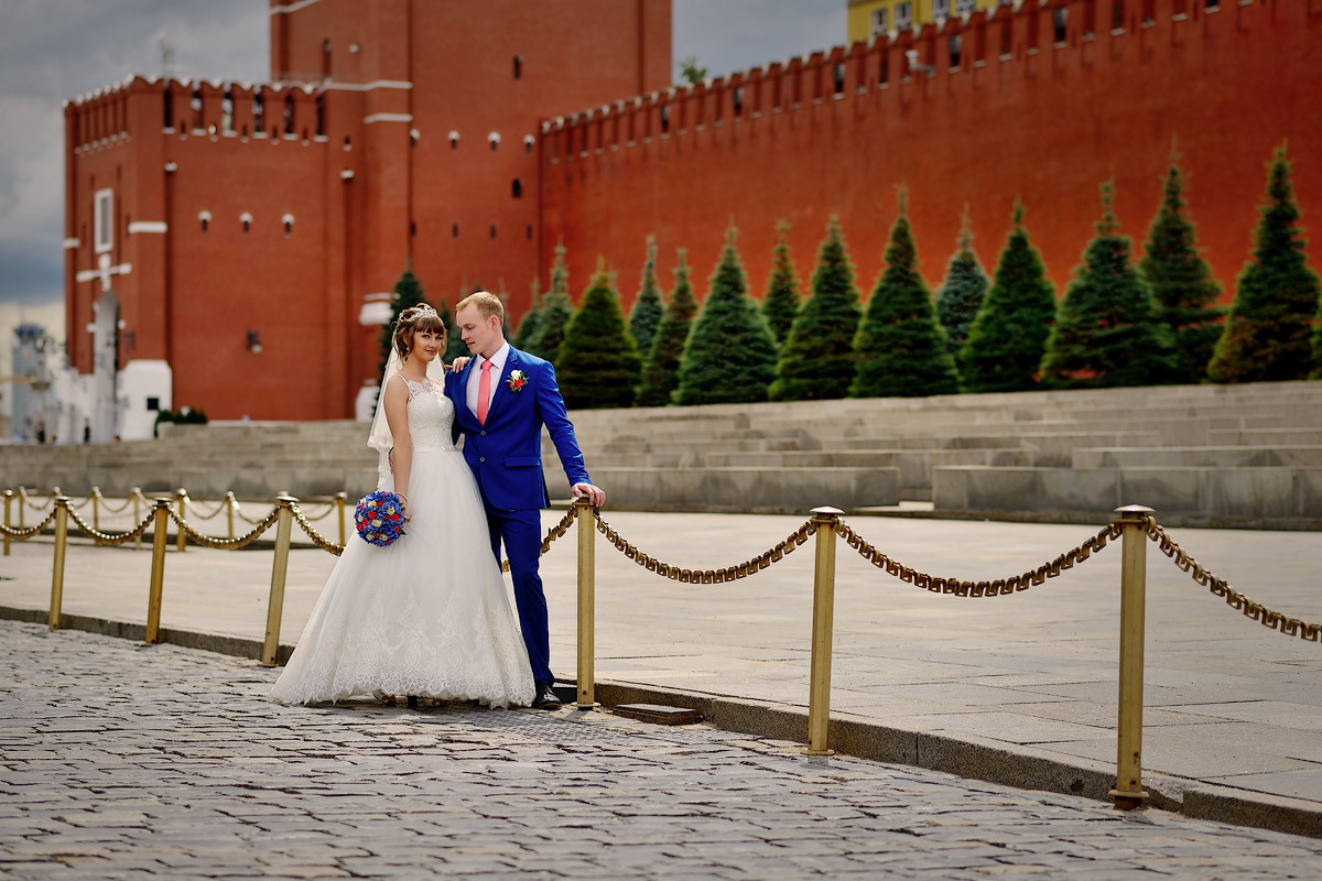 свадебная фотосессия красная площадь