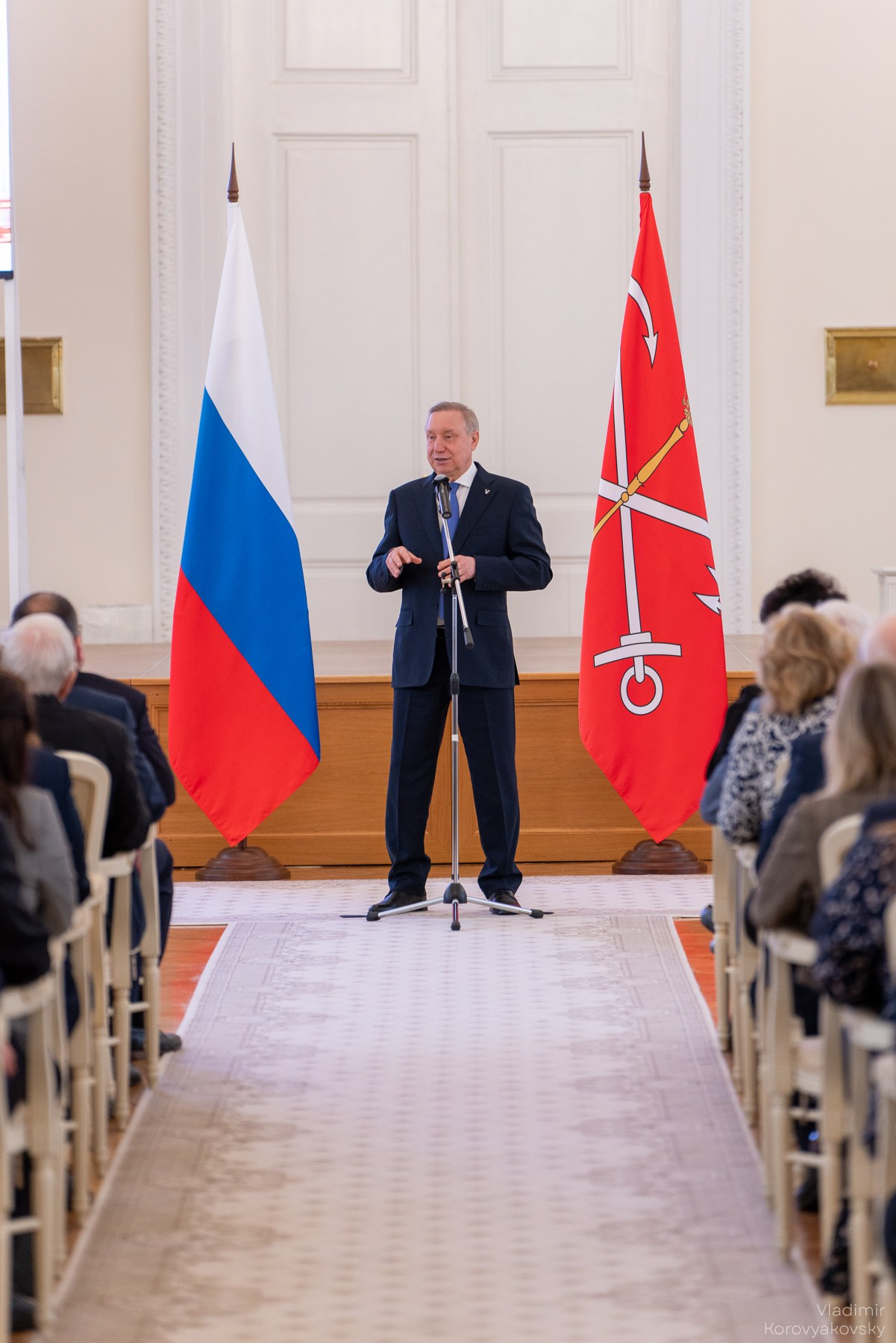 Награждение команды ПГУПС премиями Правительства Санкт-Петербурга. Фотограф Владимир Коровяковский