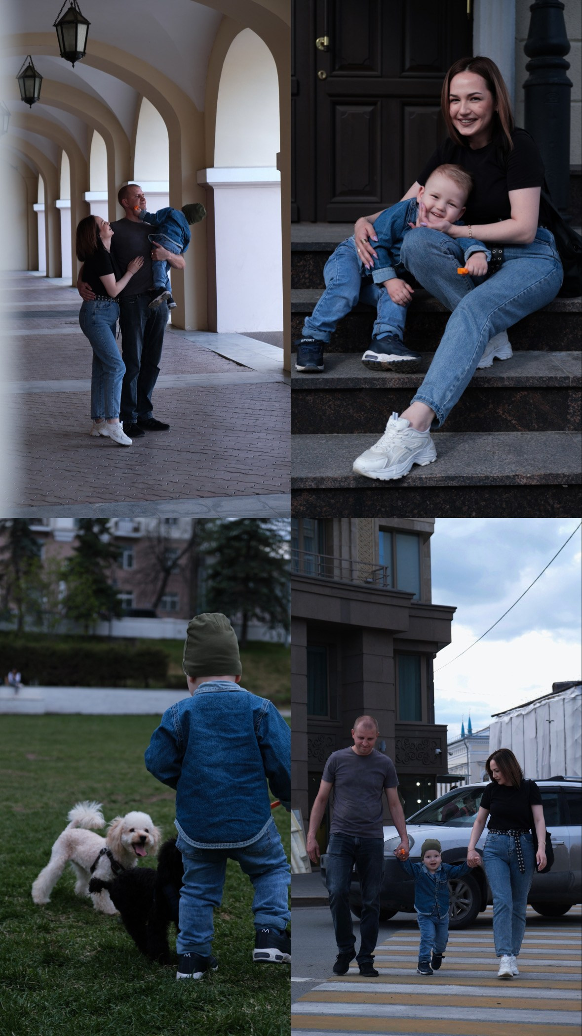 Прогулочная с ребенком. Фотограф на камеру и мобильная съемка в Казани Лидия