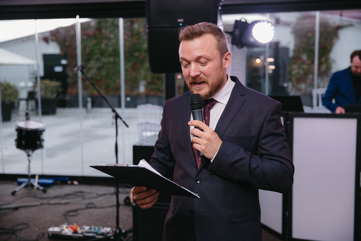 Свадьба Дмитрия и Ирины 9 августа 2019 года. Ведущий на свадьбу, корпоратив и юбилей в Москве Сергей Рябинин