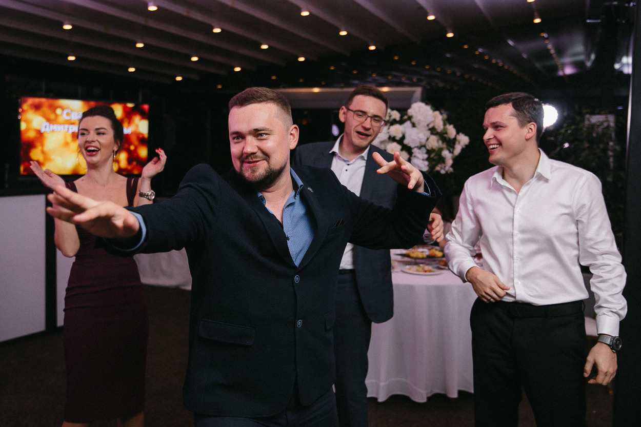 Свадьба Дмитрия и Ирины 9 августа 2019 года. Ведущий на свадьбу, корпоратив и юбилей в Москве Сергей Рябинин