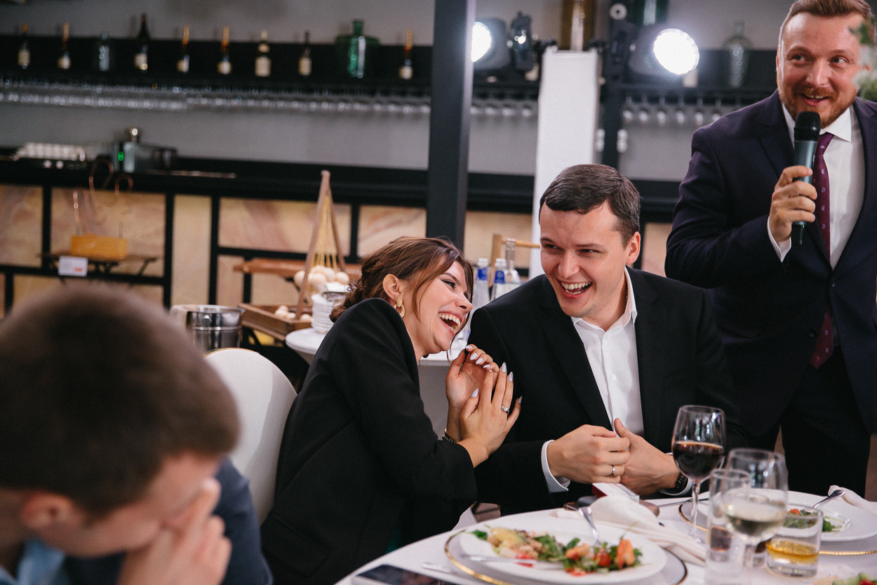 Свадьба Дмитрия и Ирины 9 августа 2019 года. Ведущий на свадьбу, корпоратив и юбилей в Москве Сергей Рябинин