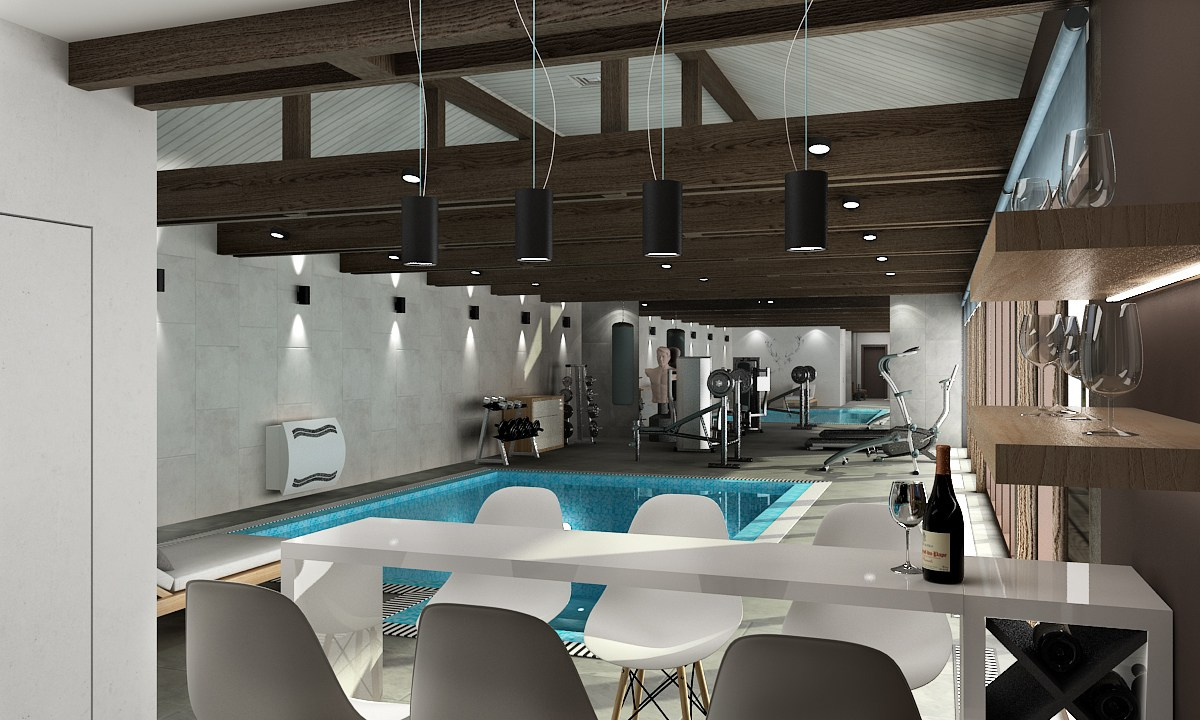 Бассейн в Энколово. Дизайнер в Санкт-Петербурге Дмитрий Цыбулько