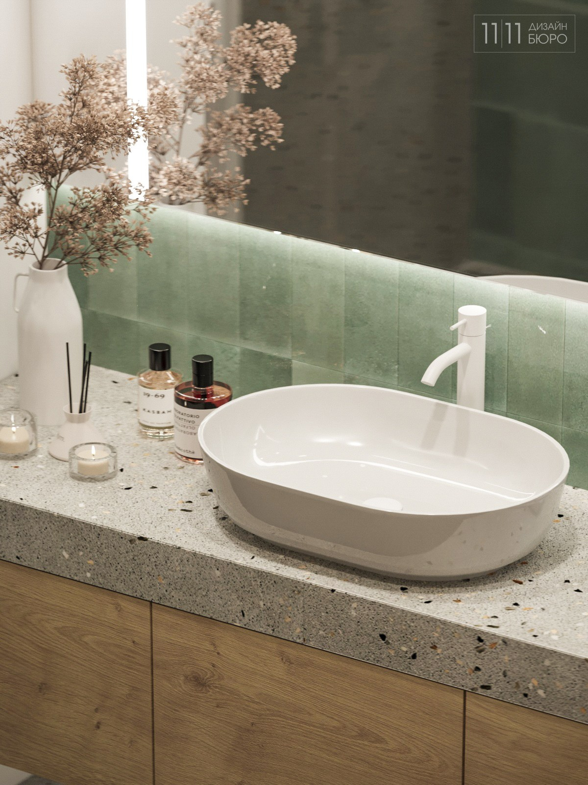 «Спокойная эклектика» — проект небольшой квартиры с яркой прихожей. Дизайн-бюро 11/11, дизайн интерьера с индивидуальным подходом во Владивостоке