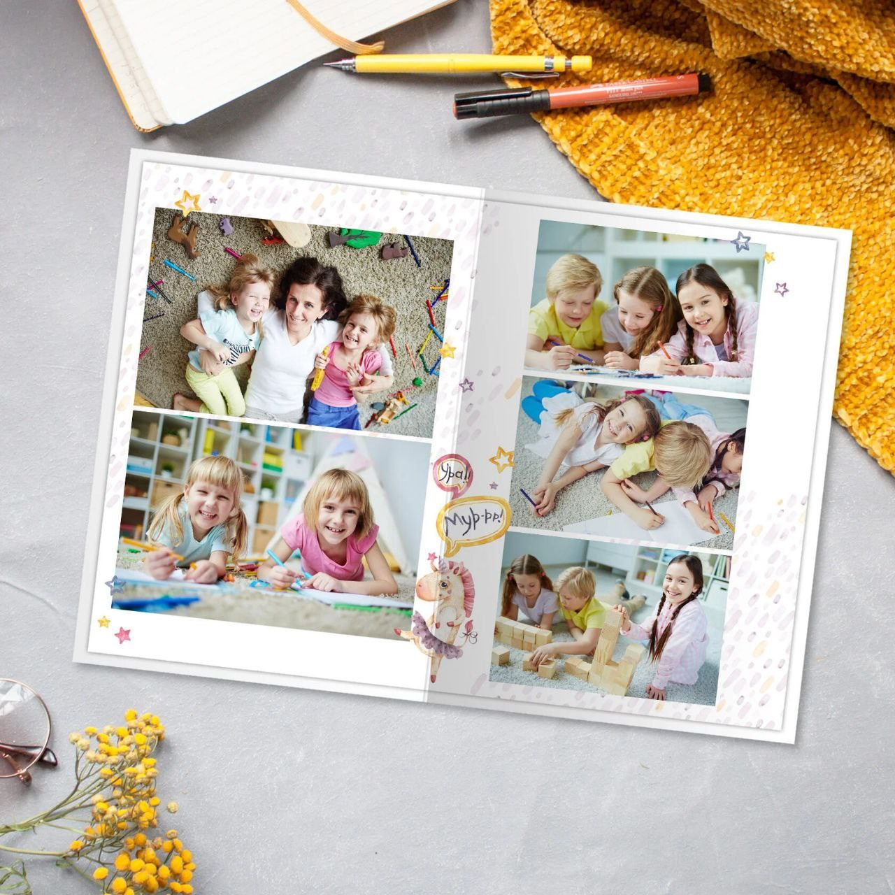 Дизайны альбомы детский сад