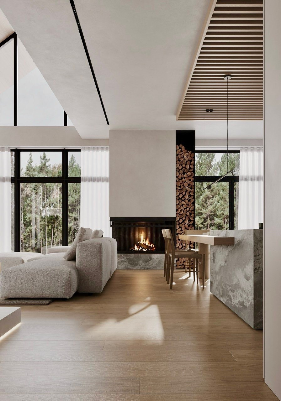 Ершово. Дом 200 кв. м. Чугунова Анастасия. Дизайн интерьеров и архитектурное проектирование