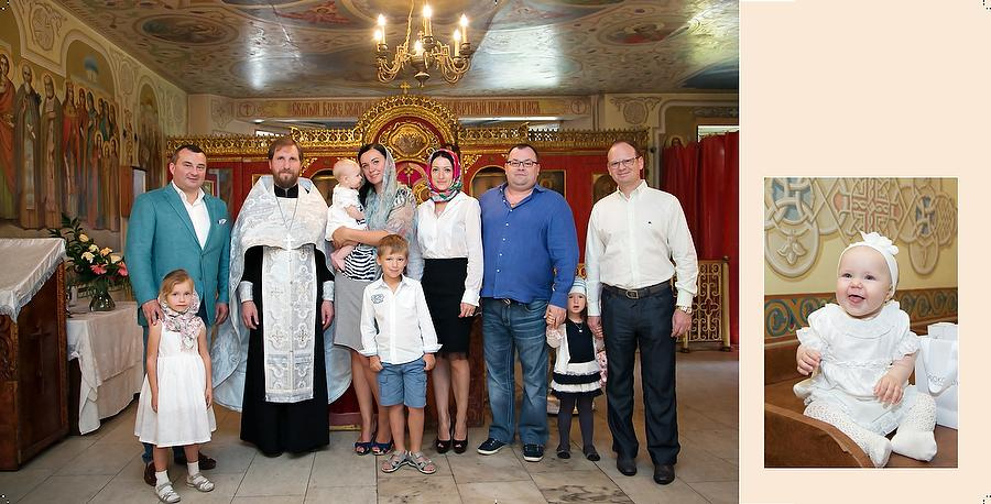 Крещение Софии. Фотограф в Москве Елена Дроздова