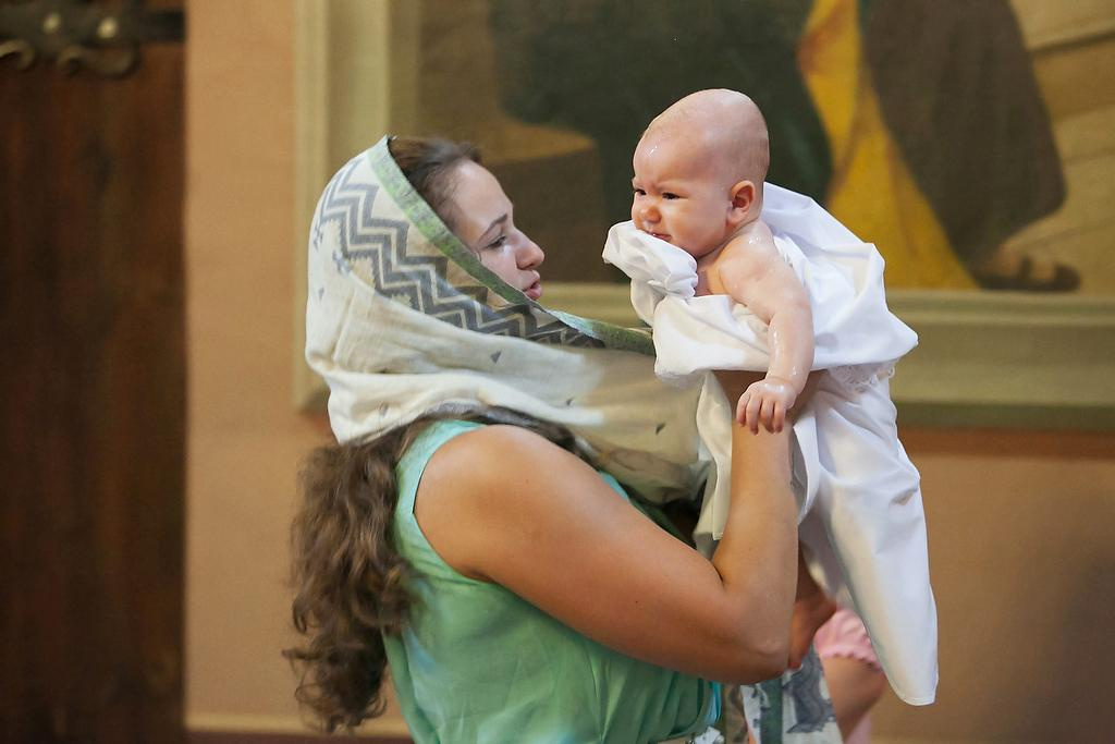 Крещение Мирославы. Фотограф в Москве Елена Дроздова
