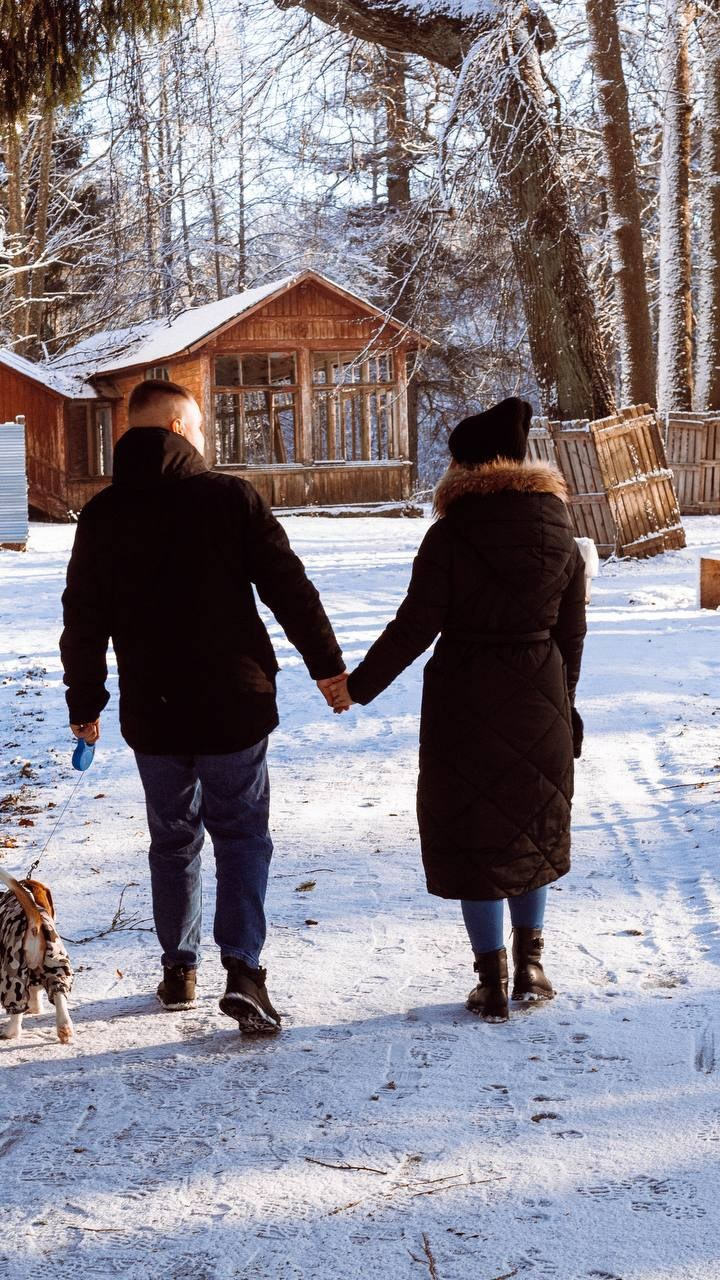 Юля Дима и малыш Оскар